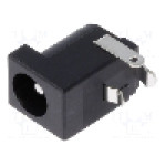 Conector alimentare DC, 20V DC, {{Numarul de pini}} pini, seria {{Seria producatorului}}, 6,3/2,5mm. GCT - DCJ250-10-A-K1-K
