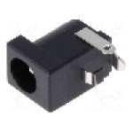Conector alimentare DC, 20V DC, {{Numarul de pini}} pini, seria {{Seria producatorului}}, 6,3/2mm. GCT - DCJ200-10-A-K1-K