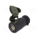 Conector alimentare DC, 24V, 12 pini, seria {{Seria producatorului}}, {{Dimensiune pin}}. ELKE - 1667-40.00 96923B4-12P 5935-12-350-1294