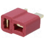 Conector alimentare DC, 500V, 2 pini, seria AM-1015, {{Dimensiune pin}}. AMASS - AM1015-F
