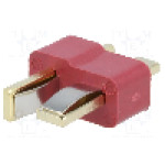 Conector alimentare DC, 500V, 2 pini, seria AM-1015, {{Dimensiune pin}}. AMASS - AM1015-M