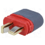 Conector alimentare DC, 500V, 2 pini, seria AM-1015, {{Dimensiune pin}}. AMASS - AM1015E-M