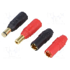 Conector alimentare DC, 500V, 2 pini, seria AS150, {{Dimensiune pin}}. AMASS - AS150-M+F