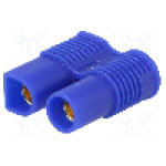 Conector alimentare DC, 500V, 2 pini, seria EC3, {{Dimensiune pin}}. AMASS - EC3-F
