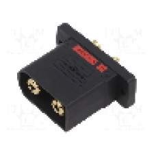 Conector alimentare DC, 500V, 2 pini, seria QS, {{Dimensiune pin}}. DONGGUAN QS ELECTRONIC TECH CO.,LTD - QS10P-S-M