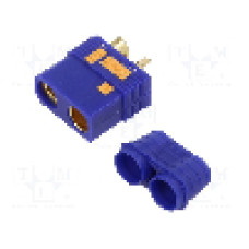 Conector alimentare DC, 500V, 2 pini, seria QS, {{Dimensiune pin}}. DONGGUAN QS ELECTRONIC TECH CO.,LTD - QS8-S-F