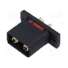 Conector alimentare DC, 500V, 2 pini, seria QS, {{Dimensiune pin}}. DONGGUAN QS ELECTRONIC TECH CO.,LTD - QS8P-S-M