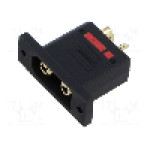 Conector alimentare DC, 500V, 2 pini, seria QS, {{Dimensiune pin}}. DONGGUAN QS ELECTRONIC TECH CO.,LTD - QS8P-U-M