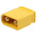 Conector alimentare DC, 500V, 2 pini, seria XT30, {{Dimensiune pin}}. AMASS - XT30UPB-M