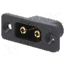 Conector alimentare DC, 500V, 2 pini, seria XT90, {{Dimensiune pin}}. AMASS - XT90E-M