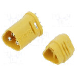 Conector alimentare DC, 500V, 3 pini, seria MT30, {{Dimensiune pin}}. AMASS - MT30-M