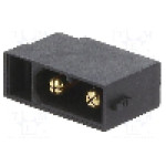 Conector alimentare DC, 500V, 4 pini, seria XT30, {{Dimensiune pin}}. AMASS - XT30PB-M