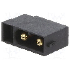 Conector alimentare DC, 500V, 4 pini, seria XT30, {{Dimensiune pin}}. AMASS - XT30PB-M
