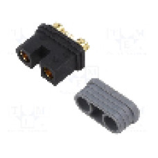 Conector alimentare DC, 500V, 6 (4+2) pini, seria QS, {{Dimensiune pin}}. DONGGUAN QS ELECTRONIC TECH CO.,LTD - QS9L-F