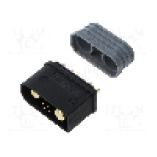 Conector alimentare DC, 500V, 6 (4+2) pini, seria QS, {{Dimensiune pin}}. DONGGUAN QS ELECTRONIC TECH CO.,LTD - QS9L-M