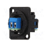 Conector alimentare DC, 60V, {{Numarul de pini}} pini, seria FT, {{Dimensiune pin}}. CLIFF - CP30240