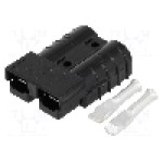 Conector alimentare DC, 80V, 2 pini, seria {{Seria producatorului}}, {{Dimensiune pin}}. ENCITECH - 1130-0201-06