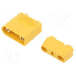 Conector alimentare DC, 80V, 6 pini, seria AS120, {{Dimensiune pin}}. AMASS - AS120-M