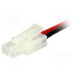 Conector alimentare DC, {{Tensiune nominala}}, 2 pini, seria {{Seria producatorului}}, {{Dimensiune pin}}. GOOBAY - TAMIYA-W