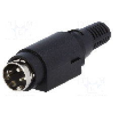 Conector alimentare DC, {{Tensiune nominala}}, 3 pini, seria {{Seria producatorului}}, {{Dimensiune pin}}. NINIGI - PC-MDP-401-3P