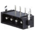 Conector alimentare DC, {{Tensiune nominala}}, 4 pini, seria {{Seria producatorului}}, {{Dimensiune pin}}. JOINT TECH - C5080WR-04P