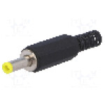 Conector alimentare DC, {{Tensiune nominala}}, {{Numarul de pini}} pini, seria {{Seria producatorului}}, 4/1,7mm. CHANGZHOU DAHUA IMP AND EXP (GROUP) CO - VG18015B