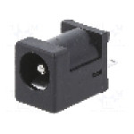 Conector alimentare DC, {{Tensiune nominala}}, {{Numarul de pini}} pini, seria {{Seria producatorului}}, 5,5/2,1mm. ADAM TECH - ADC-010-1