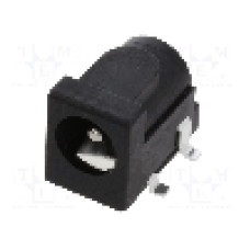 Conector alimentare DC, {{Tensiune nominala}}, {{Numarul de pini}} pini, seria {{Seria producatorului}}, 5,5/2,1mm. NINIGI - PC-GK2.1-SMD