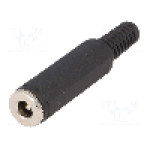 Conector alimentare DC, {{Tensiune nominala}}, {{Numarul de pini}} pini, seria {{Seria producatorului}}, 5,5/2,1mm. NINIGI - PC-GP2.1/1