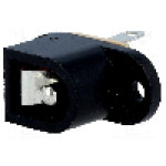 Conector alimentare DC, {{Tensiune nominala}}, {{Numarul de pini}} pini, seria {{Seria producatorului}}, 5,5/2,5mm. CHANGZHOU DAHUA IMP AND EXP (GROUP) CO - VG18033B DC JACK,2.5/5.5MM,PCB TYPE
