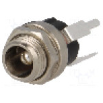 Conector alimentare DC, {{Tensiune nominala}}, {{Numarul de pini}} pini, seria {{Seria producatorului}}, 5,5/2,5mm. NINIGI - PC-G2.5-PCB