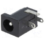 Conector alimentare DC, {{Tensiune nominala}}, {{Numarul de pini}} pini, seria {{Seria producatorului}}, 5,5/2,5mm. NINIGI - PC-GK2.5
