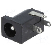 Conector alimentare DC, {{Tensiune nominala}}, {{Numarul de pini}} pini, seria {{Seria producatorului}}, 5,5/2,5mm. NINIGI - PC-GK2.5