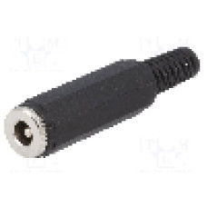 Conector alimentare DC, {{Tensiune nominala}}, {{Numarul de pini}} pini, seria {{Seria producatorului}}, 5,5/2,5mm. NINIGI - PC-GP2.5/1