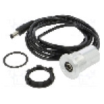 Conector alimentare DC, {{Tensiune nominala}}, {{Numarul de pini}} pini, seria {{Seria producatorului}}, {{Dimensiune pin}}. ONPOW - POWER JACK-01