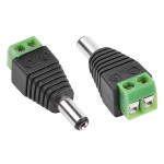 Adaptor DC 2.1mm tata, borne cu surub, L102704 Adaptor DC 2.1mm tata, borne cu surub, L102704