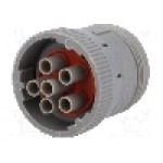 Conector auto, AHD, 6 pini, AMPHENOL - AHD16-6-12SB010