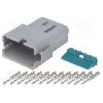 Conector auto, AT, 12 pini, AMPHENOL - AT04-12PA-KIT01