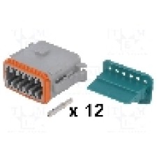 Conector auto, AT, 12 pini, AMPHENOL - AT06-12SA-KIT01