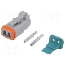 Conector auto, AT, 2 pini, AMPHENOL - AT06-2S-KIT01