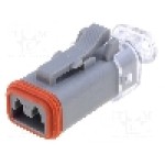 Conector auto, AT, 2 pini, AMPHENOL - AT06-2S-LED1201