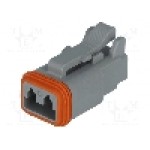 Conector auto, AT, 2 pini, AMPHENOL - AT06-2S