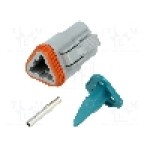 Conector auto, AT, 3 pini, AMPHENOL - AT06-3S-KIT01