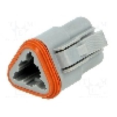 Conector auto, AT, 3 pini, AMPHENOL - AT06-3S