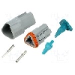 Conector auto, AT, 3 pini, AMPHENOL - AT3PS-CKIT