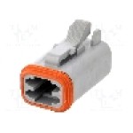 Conector auto, AT, 4 pini, AMPHENOL - AT06-4S