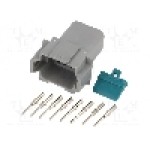 Conector auto, AT, 8 pini, AMPHENOL - AT04-08PA-KIT01