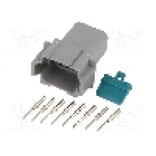 Conector auto, AT, 8 pini, AMPHENOL - AT04-08PA-KIT01
