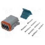 Conector auto, AT, 8 pini, AMPHENOL - AT06-08SA-KIT01