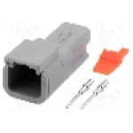 Conector auto, ATM, 2 pini, AMPHENOL - ATM04-2P-KIT01 Conector auto, ATM, 2 pini, AMPHENOL - ATM04-2P-KIT01